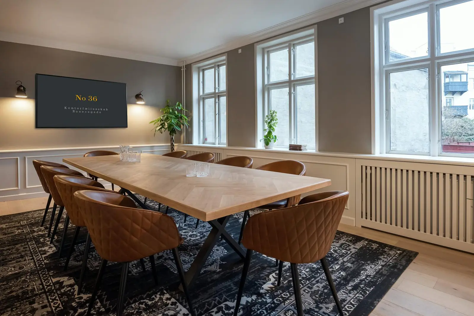 Mødelokale med storskærm